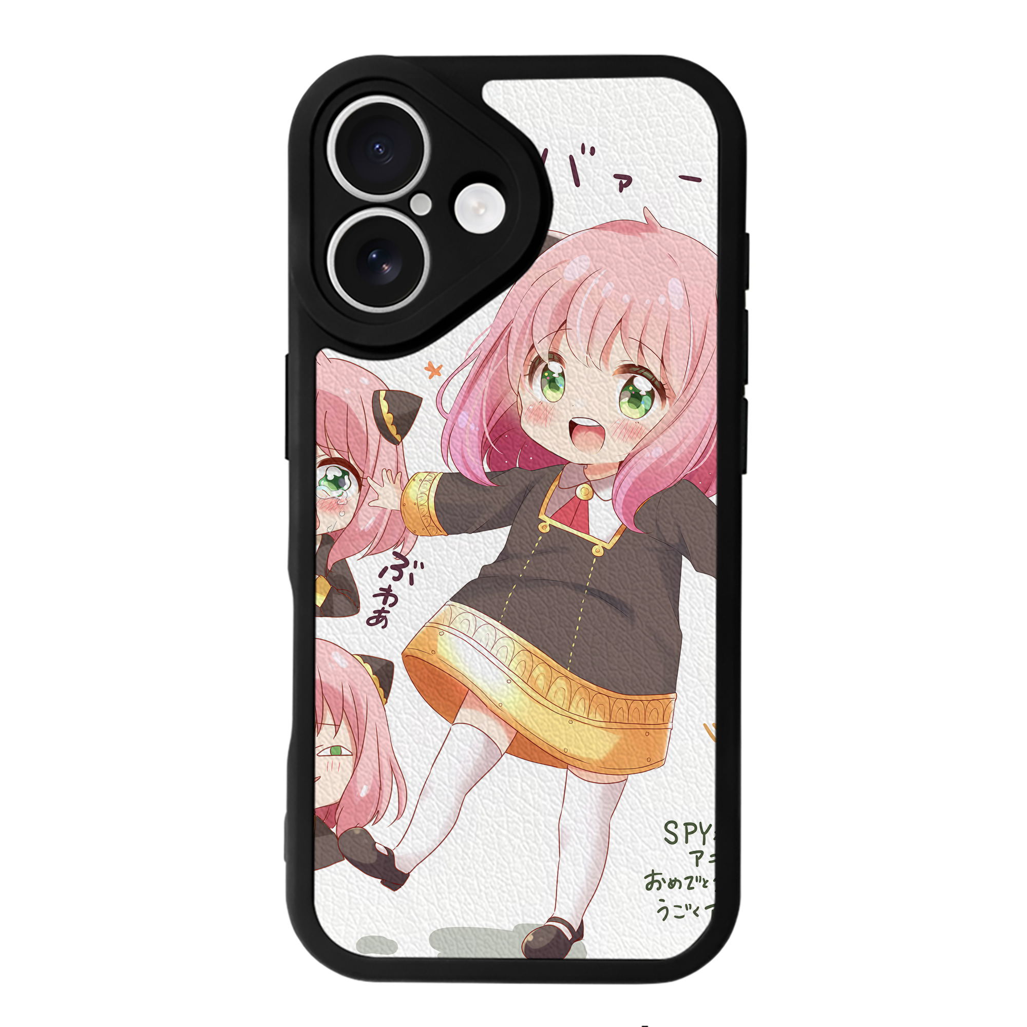 （画像用） SPY×FAMILY间谍家家酒 【iPhone 16シリーズ対応】シリコンスマホケース（レザー調） 材質：シリコン
